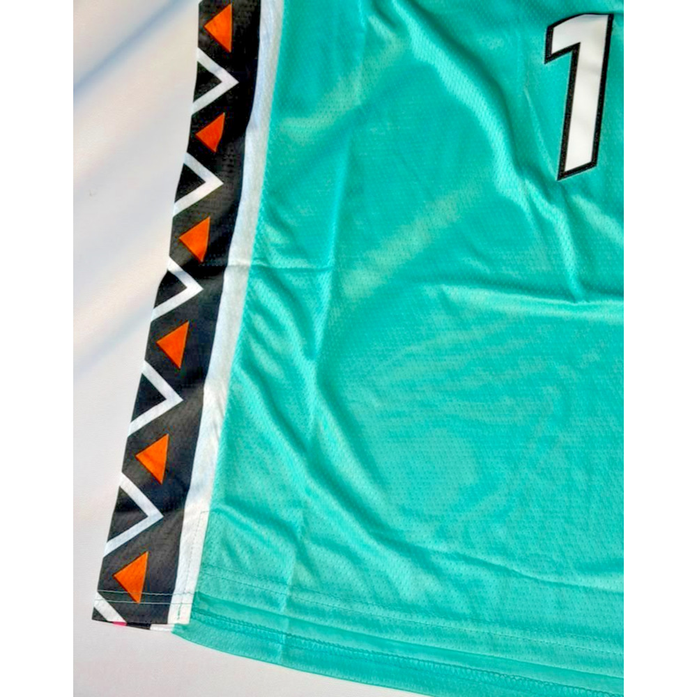 New San Antonio Spurs City Edition Jersey #1 Victor Wembanyama Teal XL - Picture 4 of 14
